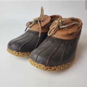 L.L. Bean Womens Bean Boots, Rubber Moc